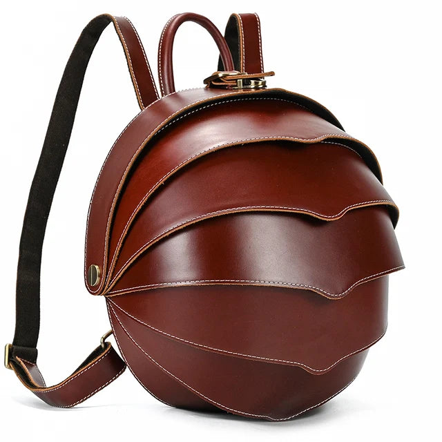 Leather Armor Backpack