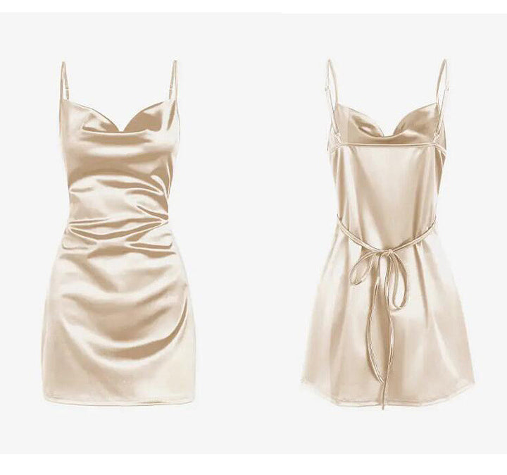 Satin Whisper Mini Dress