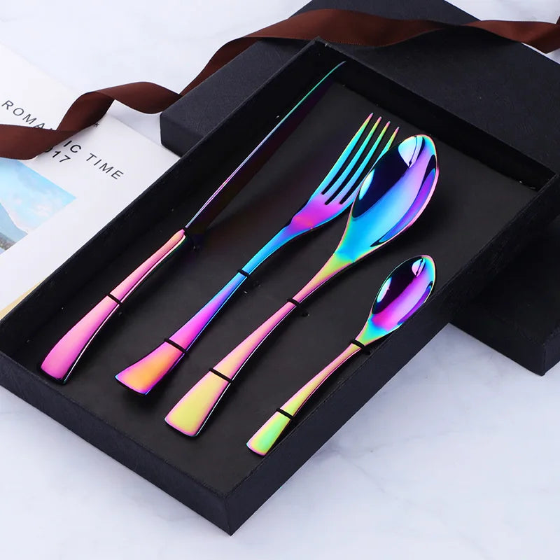 Obsidian Stainless Steel Flatware Set