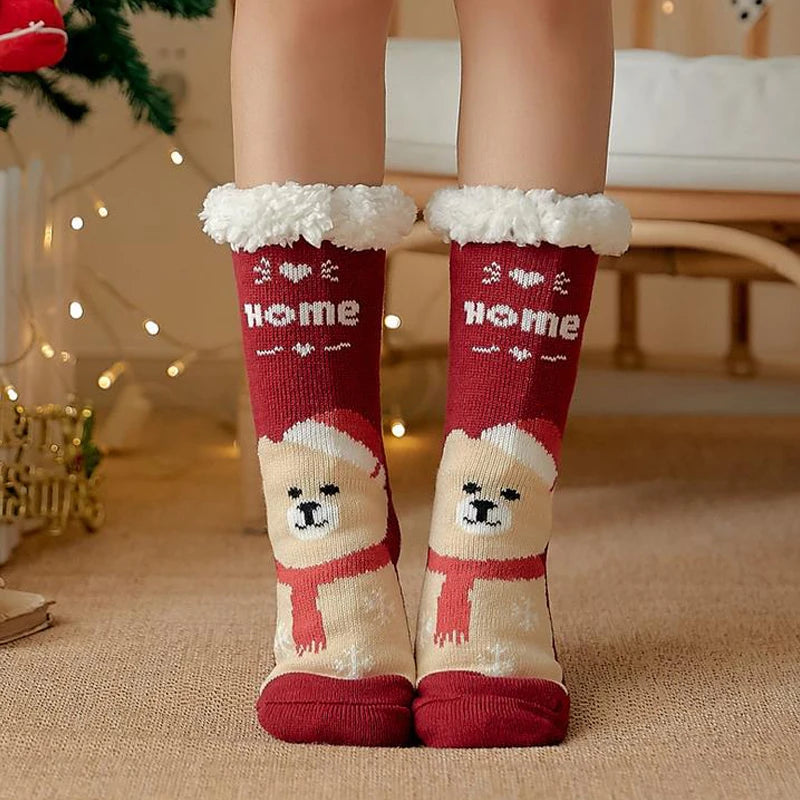 Snuggle-Toe Plush Socks