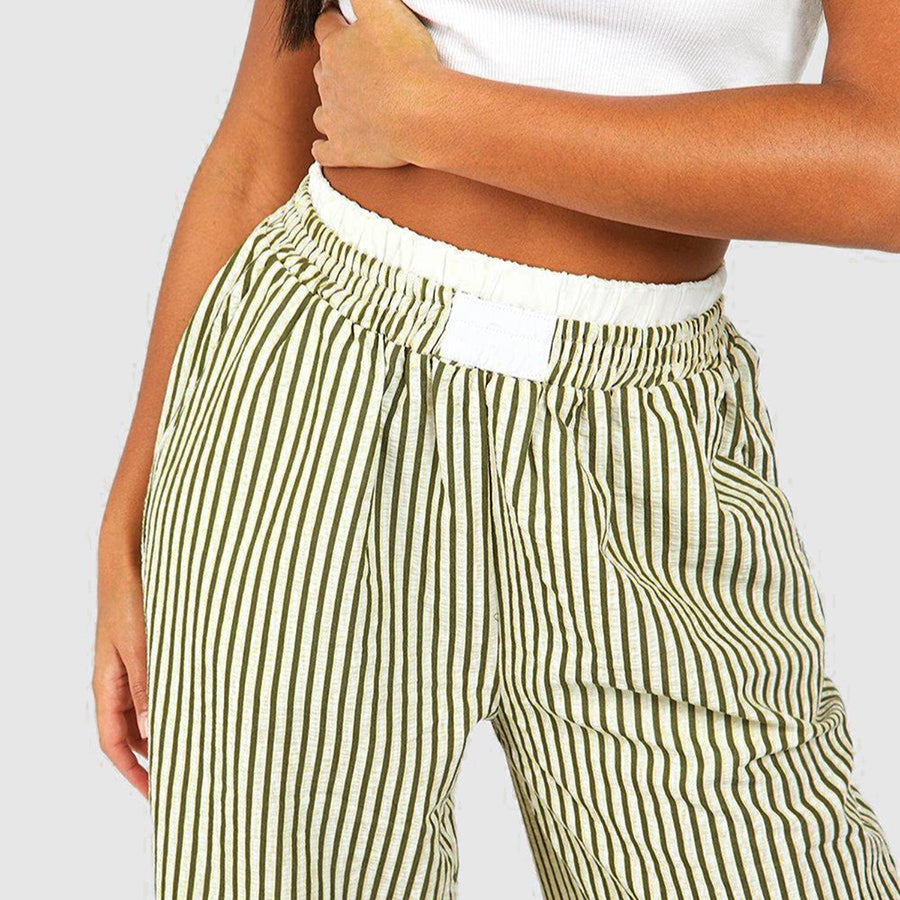 Striped lounge pants