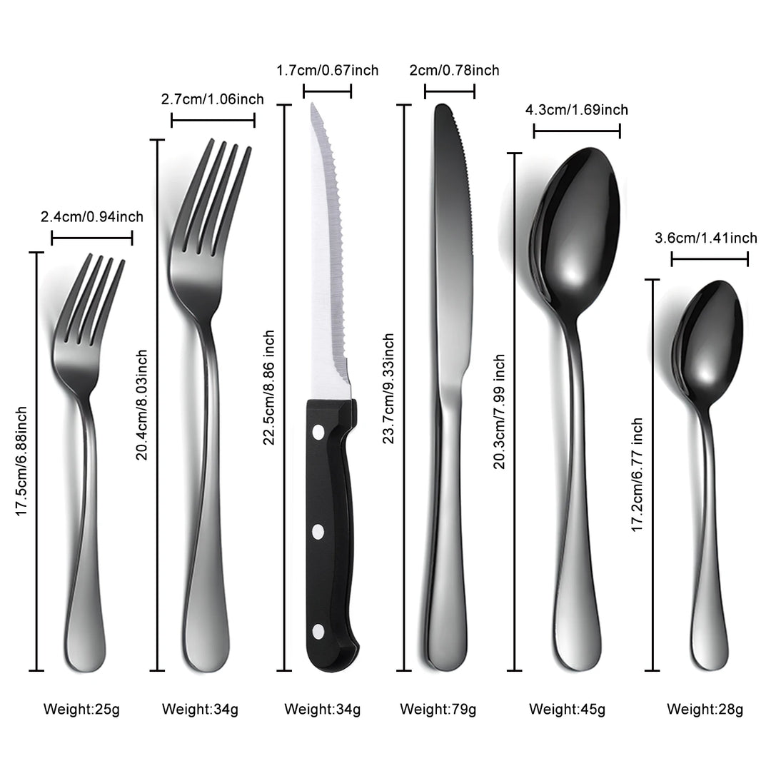 Serrano Elite Stainless Cutlery Set