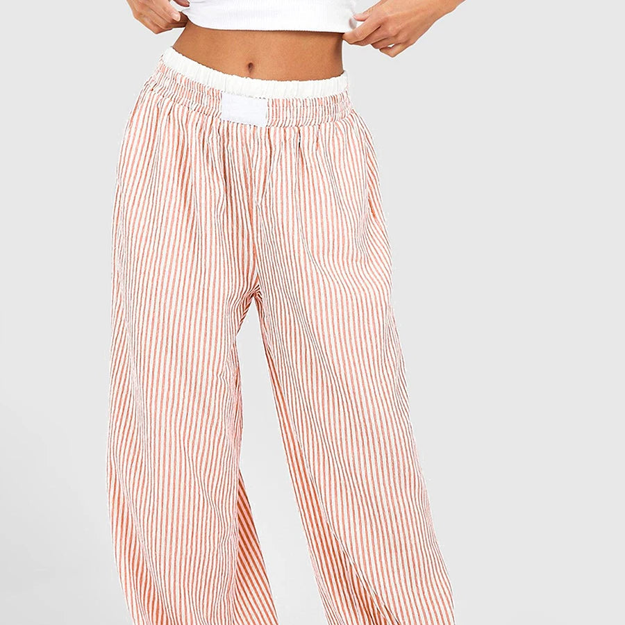 Striped lounge pants