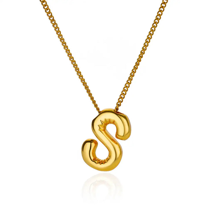 Charm Alphabetica Stainless Steel Necklace