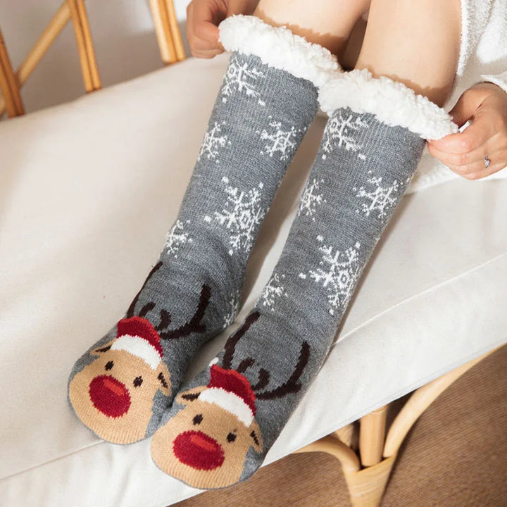 Snuggle-Toe Plush Socks