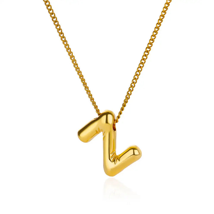 Charm Alphabetica Stainless Steel Necklace