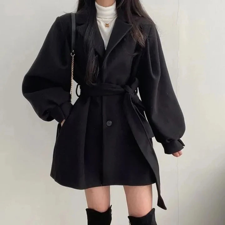 Bella Bow Belted Coat