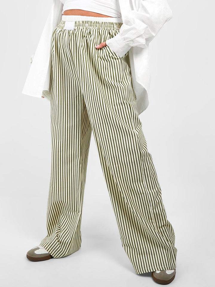 Striped lounge pants