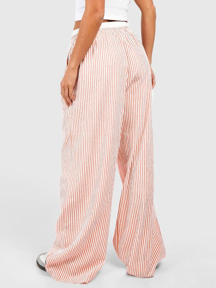 Striped lounge pants