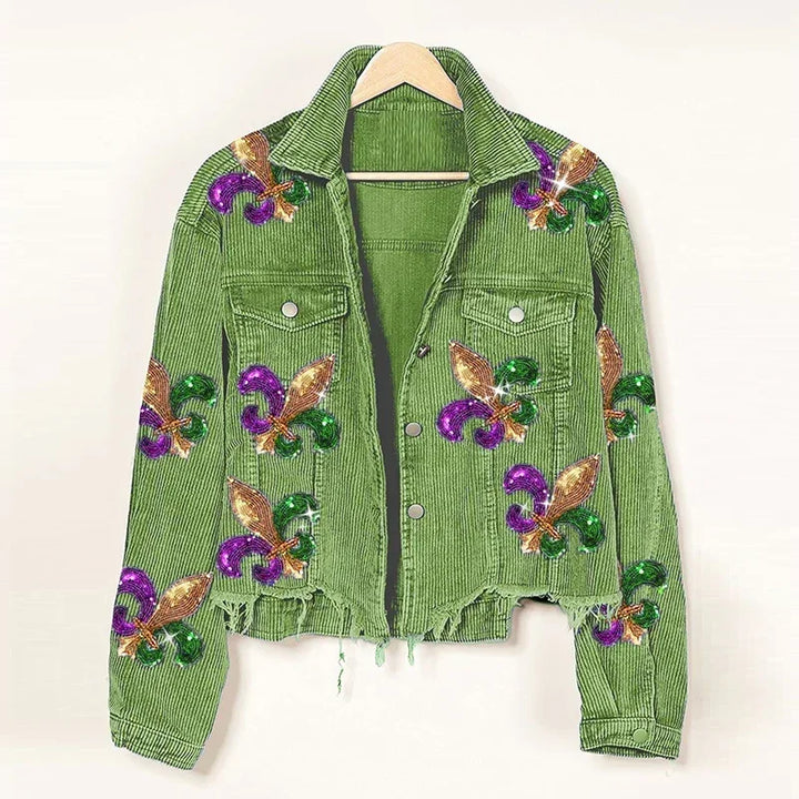 Floral Corduroy Jacket