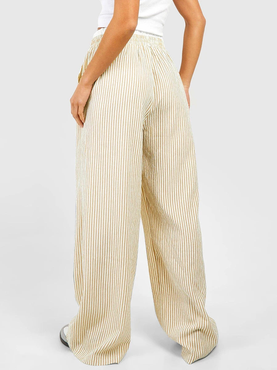 Striped lounge pants