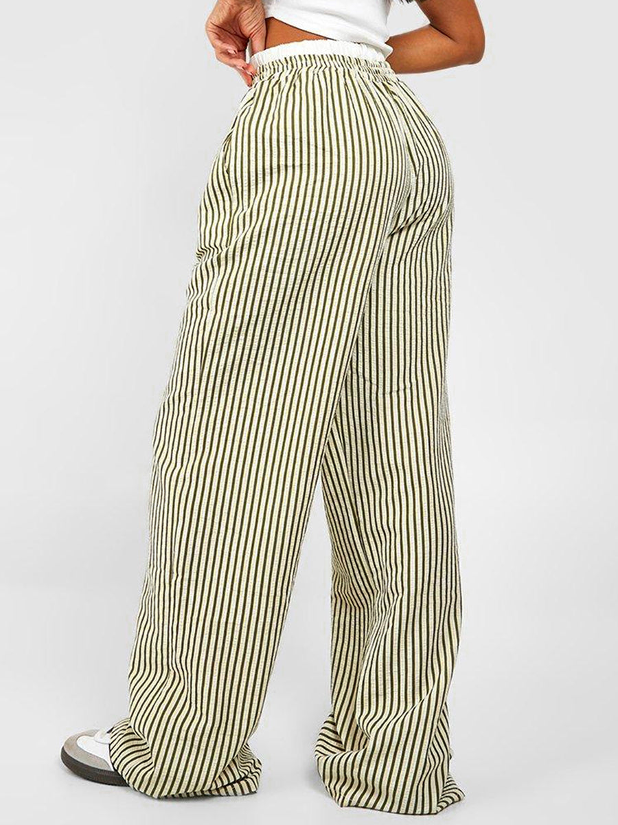 Striped lounge pants