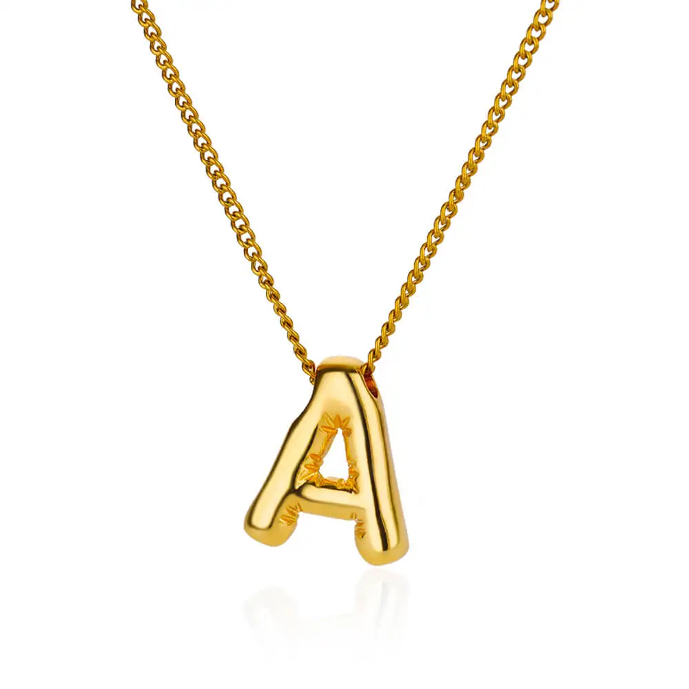 Charm Alphabetica Stainless Steel Necklace