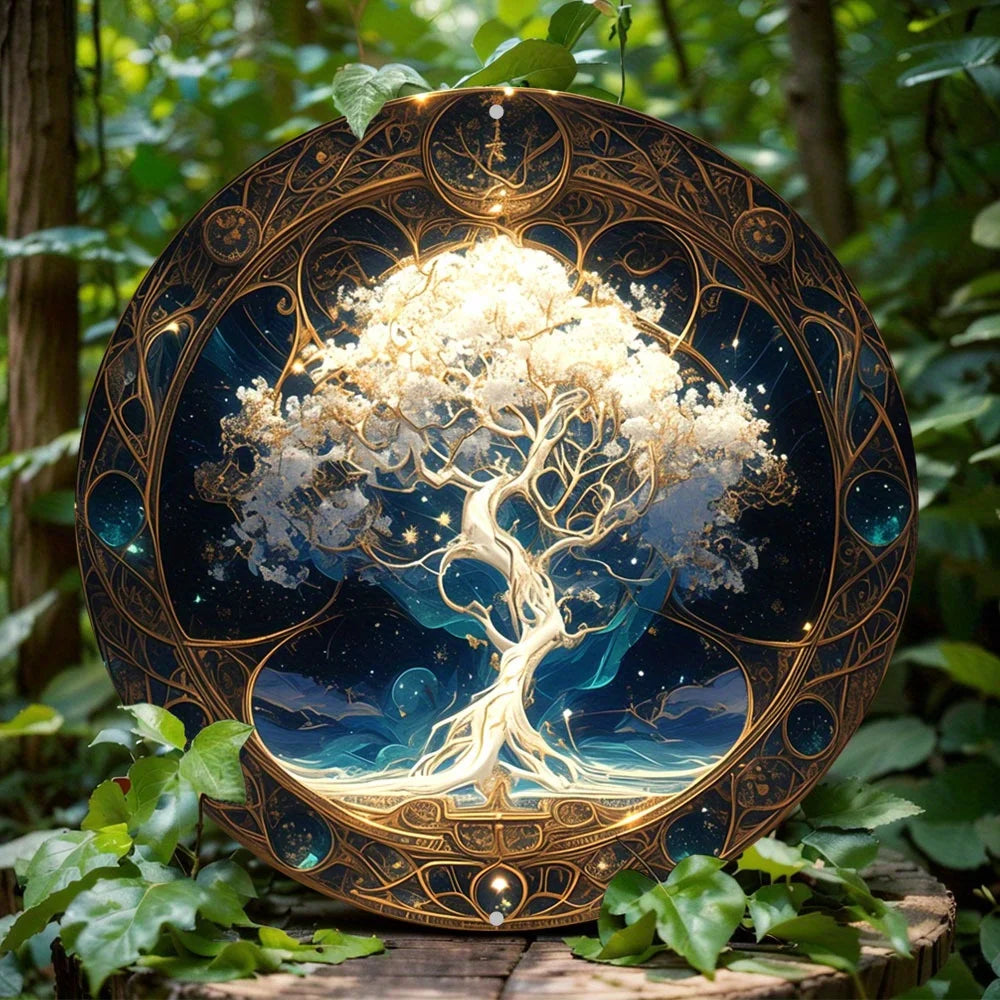 Celestial Tree of Life Decorative Plate