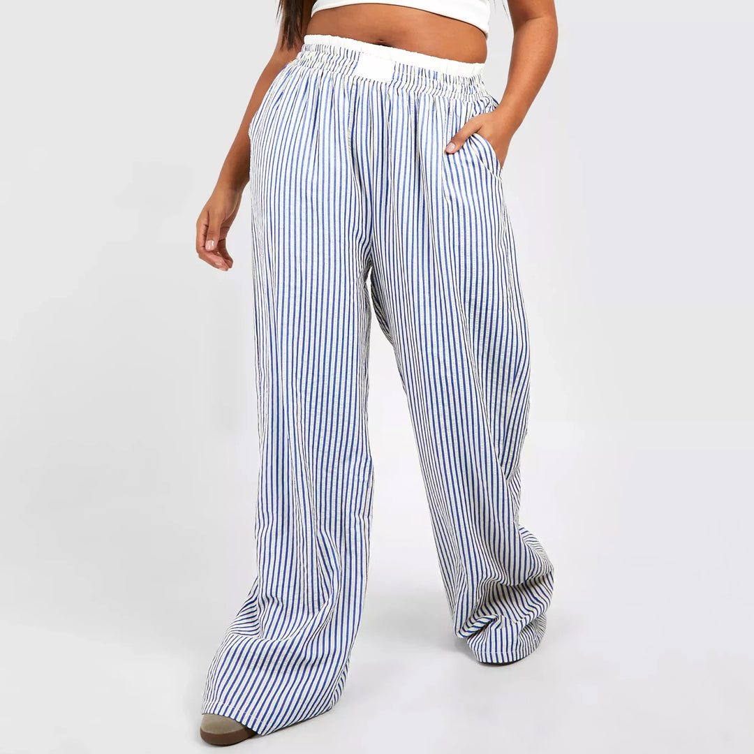 Striped lounge pants