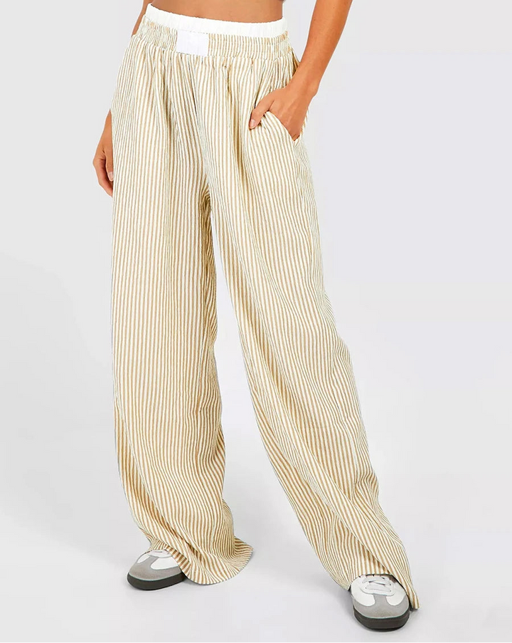 Striped lounge pants