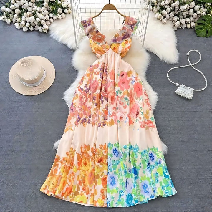 Summer Blossom Floral Dress