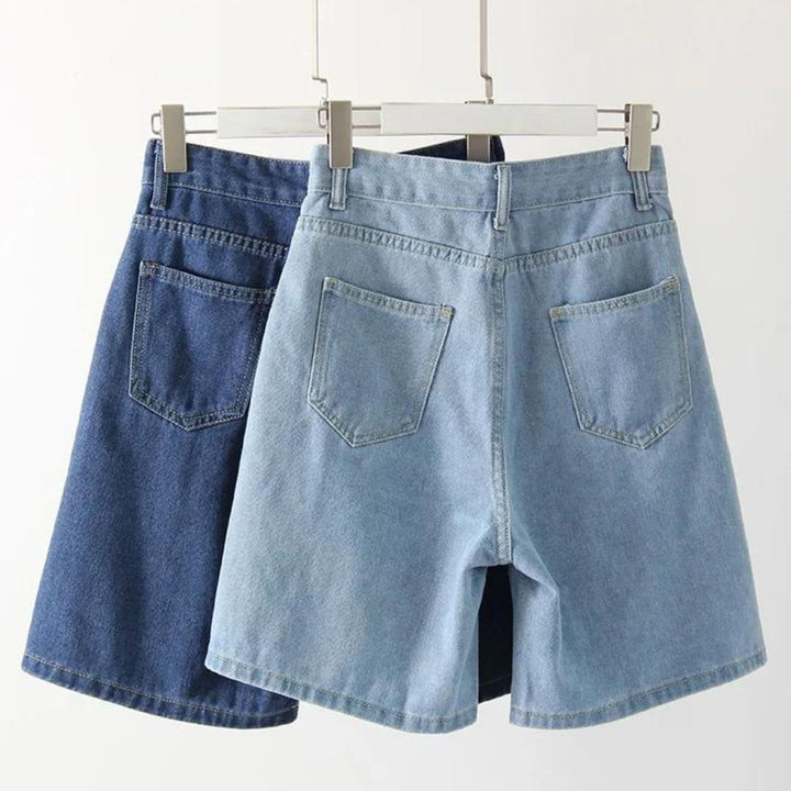 High Waist Denim Shorts