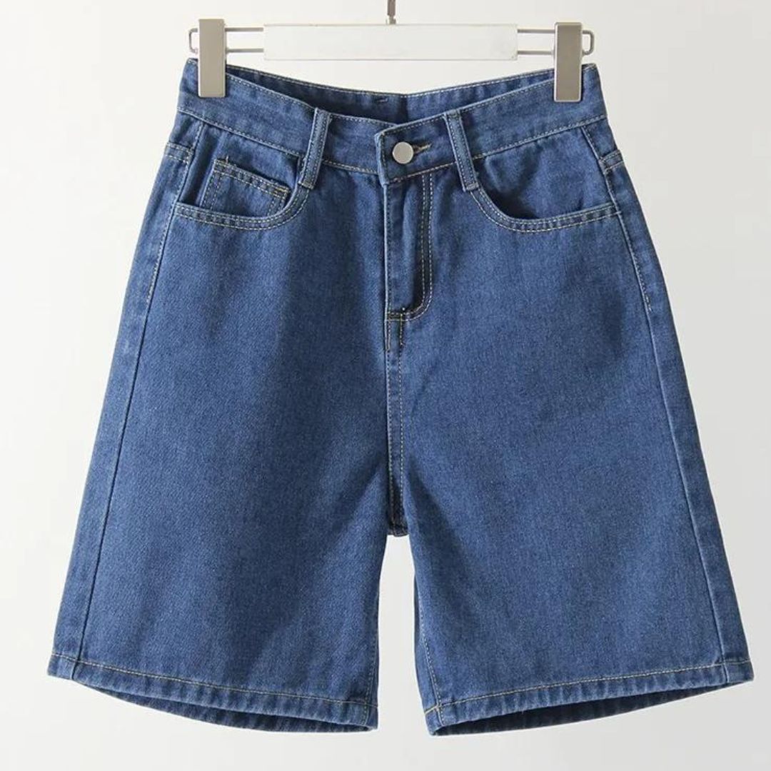 High Waist Denim Shorts