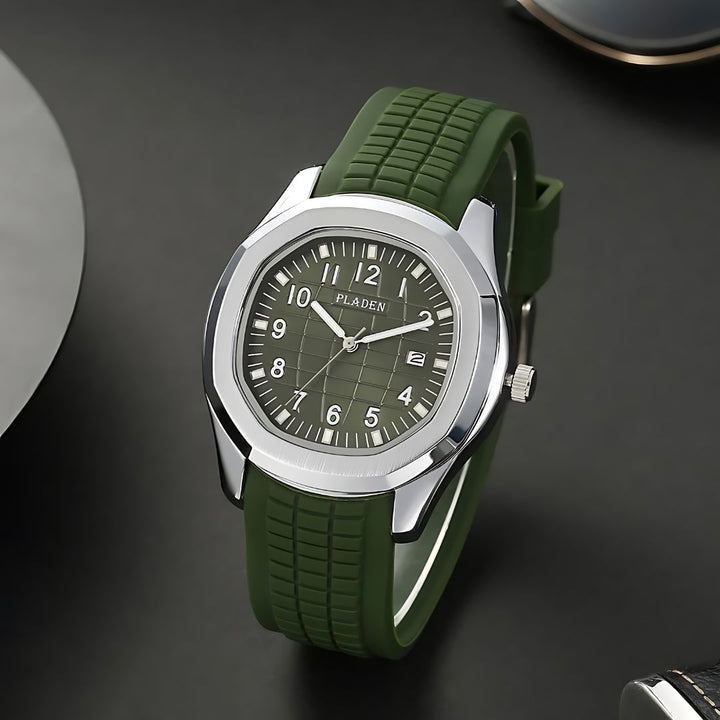 Pladen Stainless Steel Watch