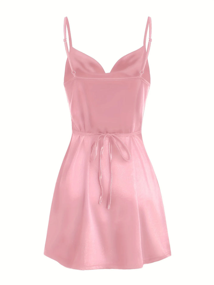 Satin Whisper Mini Dress